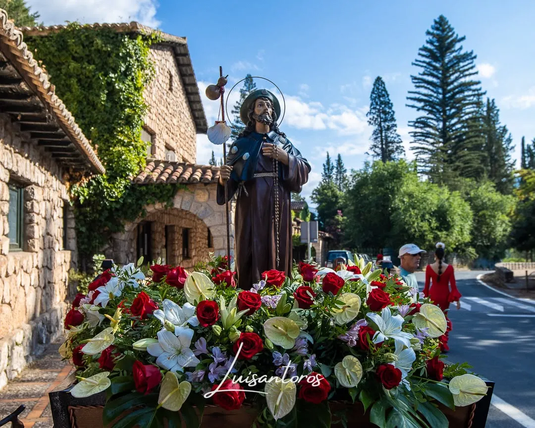 Romeros por el valle del Guadalquivir durante las fiestas de Coto Ríos