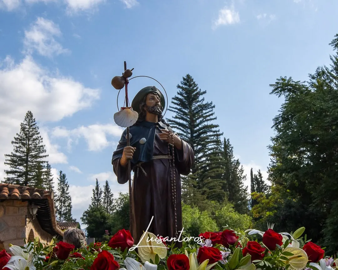 Ambiente de la romería de Santiago Apóstol en Coto Ríos
